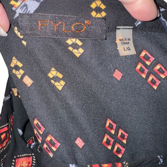 FYLO Button Down Dress Shirt Sz Large - Picture 5 of 7